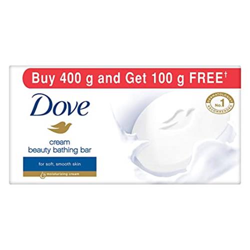 DOVE SOAP 100gm BUY 4 GET 1 FREE.